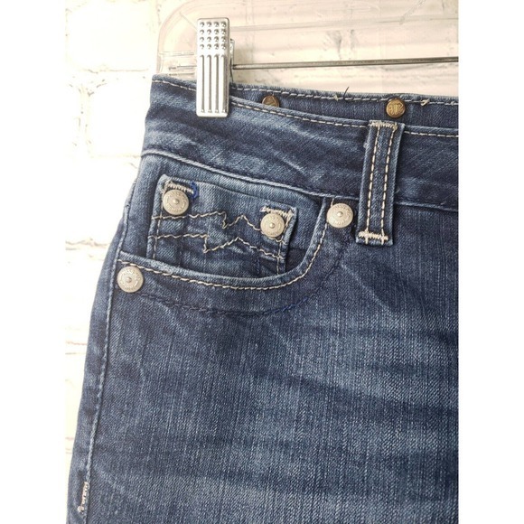 MISS ME Jeans SIZE‎ 27 Boot Cut JD1068B. Blue - Picture 3 of 16
